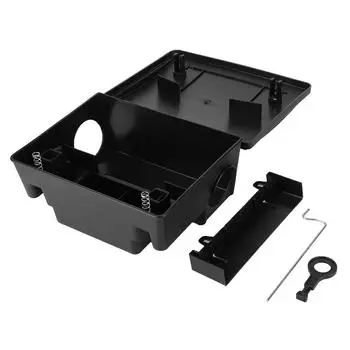 Компактная ловушка для мышей и крыс в помещении, приманка для ловли мышей с замком для использования дома, в больнице, отеле