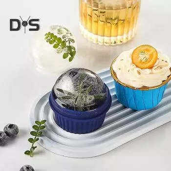 Компактная машина для изготовления кубиков льда, не содержащая BPA, полезная круглая машина для изготовления кубиков льда, силиконовая форма для ледяных шариков