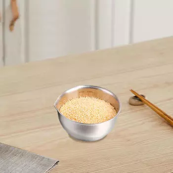 Компактная миска для приготовления пищи и выпечки, нержавеющая сталь 150ml