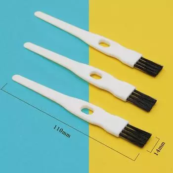 Компактная нейлоновая щетка для чистки клавиатуры и бытовой техники