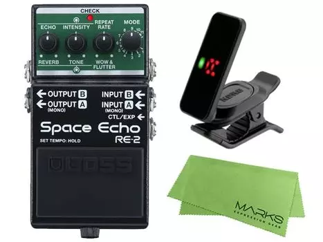Компактная педаль BOSS Space Echo KORG Pitchclip 2 Marks Original Cross Set - RE-2 + PC-2 +