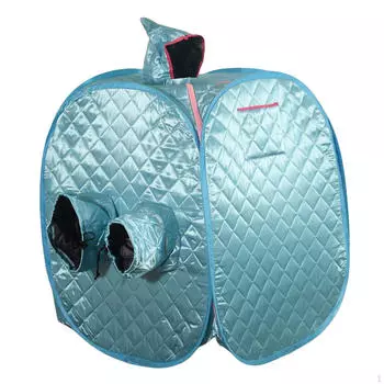 Компактная персональная сауна для домашнего спа-салона — складная и портативная синий