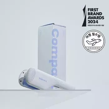 Компактная плойка Bodana 32 мм, цвет: пудрово-голубой