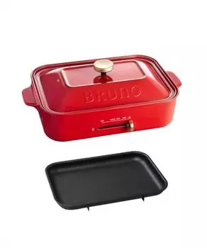 Компактная плоская плита BRUNO, только красная, без размера BOE119-RD