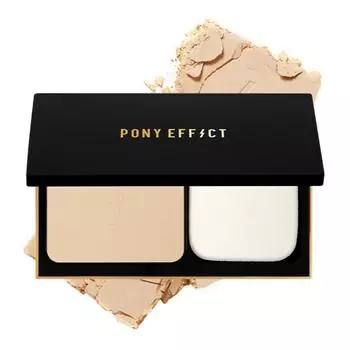 Компактная пудра Pony Effect Cover Stay Skin Cover 10,5 г, оттенок 002 Soft Beige, 1 шт.