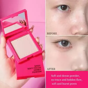 Компактная пудра с матирующим эффектом Консилер Стойкий макияж Осветляющий макияж Рассыпчатая пудра