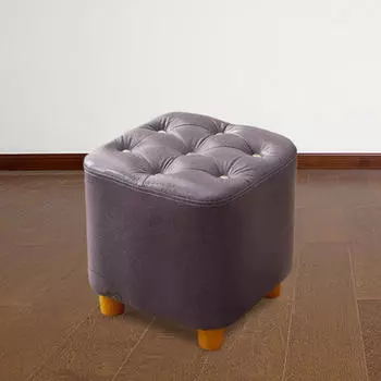 Компактная пуфик для ног для использования дома и в офисе розовый