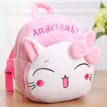 Компактная школьная сумка, идеальный подарок, плюшевый рюкзак в форме мультяшного животного для повседневного использования 14