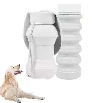 Компактная складная бутылка для воды для домашних животных, герметичная, портативная, для собак, диспенсер для питья собак на открытом воздухе Style 1