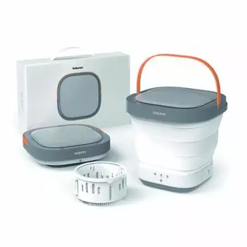 Компактная складная стиральная машина с функцией сушки, складывания, хранения, слива, производительности, стирки,