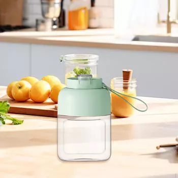 Компактная соковыжималка для личного смешивания, идеальна для путешествий и кемпинга зелёный