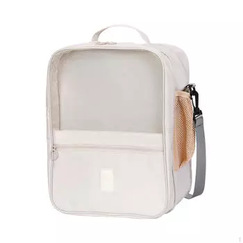 Компактная сумка для хранения обуви для путешествий - водонепроницаемый органайзер для обуви бежевый