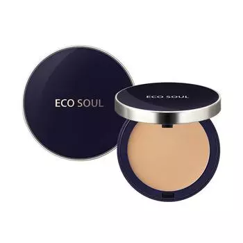 Компактная тушь Eco Soul Perfect Cover Pact 11 г, 23 натуральный бежевый, 1 шт.