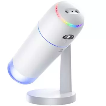 Компактная зимняя новая модель УФ-дезинфекция отрицательный 500 мл большой емкости настольный увлажнитель ЖК-дисплей двойная насадка регулировка угла вверх и вниз