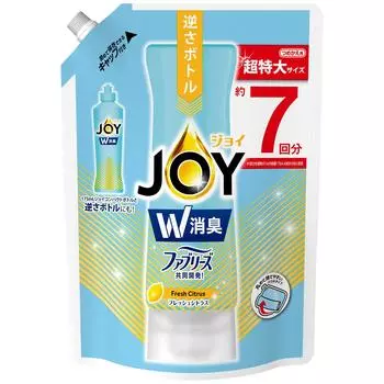Компактное моющее средство для посуды Joy с дезодорантом Fresh Citrus, сменный блок Extra Large 960 мл