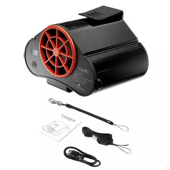 Компактное персональное охлаждающее устройство с портативным вентилятором Black