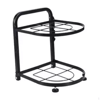 Компактное решение для хранения кастрюль на кухне с регулируемыми полками 2 layer