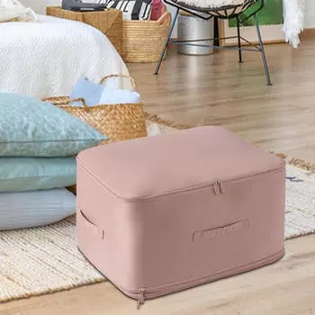 Компактное решение для хранения одежды и постельных принадлежностей бежевый