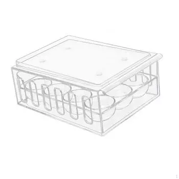 Компактное решение для хранения яиц на кухне и в холодильнике — эффективный органайзер 12 Grids