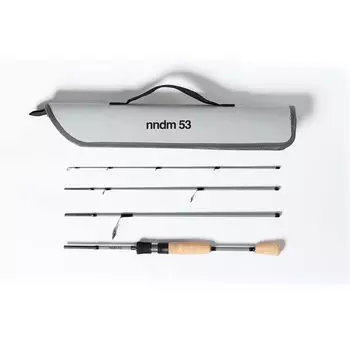 Компактное удилище Azzurro NNDM Spinning Light Gray Lure Rod Pack Rod Fishing Rod Camping Bicycle Train Travel Stylish 5.3F [Рыбалка Милая] светло-серый