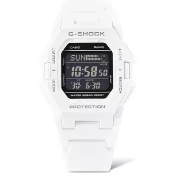 Компактные белые цифровые часы Casio Minimalist G-Shock GD-B500-7, белые,