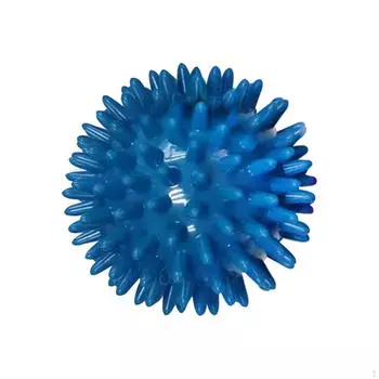 Компактные колючие массажные шарики для глубокого расслабления тканей — универсальный инструмент для упражнений на спину, шею и синий