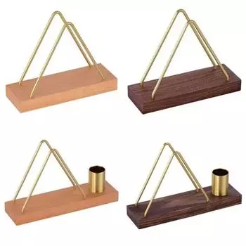 Компактные металлические держатели для салфеток Треугольные вертикальные диспенсеры для салфеток на столешницы Beech