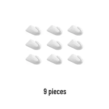 Компактные самоклеящиеся настенные крючки - Без сверления, несущие нагрузку для ванной комнаты, зеркала, шкафа или хранения ювелирных изделий