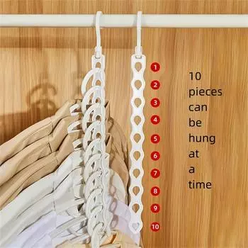 Компактные вешалки Magic Hangers, прочный пластиковый держатель, тяжелый органайзер для одежды для общежитий, квартир, небольших шкафов, 1 шт. серый