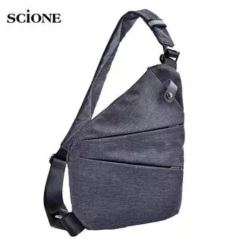 Компактные водонепроницаемые нейлоновые дорожные сумки через плечо для занятий спортом на открытом воздухе в тренажерном зале на одно плечо для тренировок синий