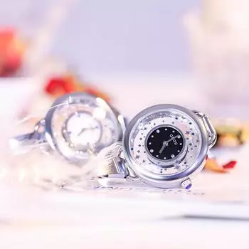 Компактные женские часы Gypsophila, маленькие ароматные часы-браслет в стиле Ins, кварцевые часы, водонепроницаемые часы