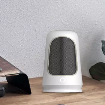 Компактный электрический обогреватель для эффективного отопления дома белый