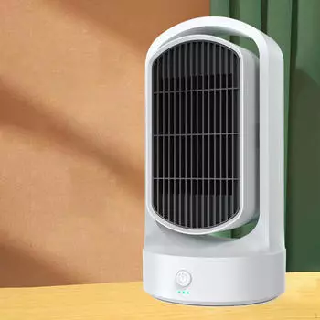 Компактный электрический обогреватель для дома и офиса белый