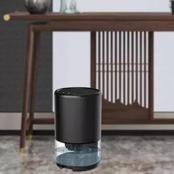 Компактный электрический осушитель с 7-цветным ночником для домашней прачечной, черный белый