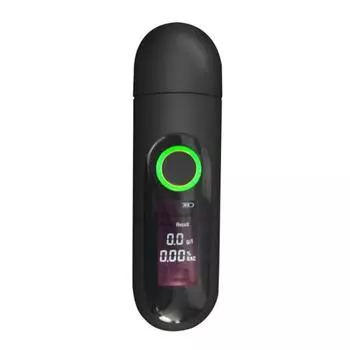 Компактный алкотестер, перезаряжаемый, простой в использовании, защита окружающей среды розовый