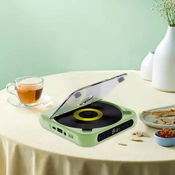 Компактный аудиомузыкальный плеер, настольный компакт-диск с сенсорным ЖК-экраном, портативный плеер для зелёный