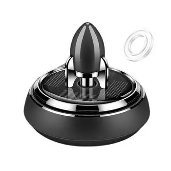 Компактный автомобильный парфюм, солнечная энергия, довольно автоматический зажим для освежителя воздуха на выходе красный