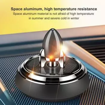 Компактный автомобильный парфюм, солнечная энергия, симпатичный автоматический зажим для освежителя воздуха на выходе синий