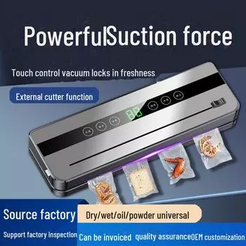 Компактный бытовой вакуумный упаковщик для хранения и упаковки продуктов питания US Standard Plug (International)