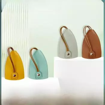 «Компактный чехол для хранения ключей из искусственной кожи с выдвижной функцией»