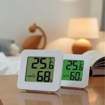 Компактный цифровой комнатный термогигрометр для детской комнаты Square Digital Thermometer