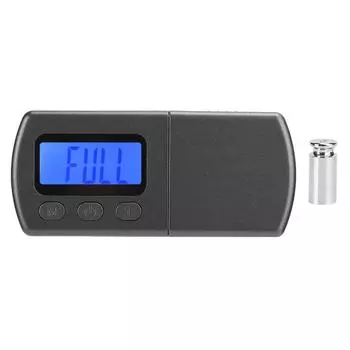 Компактный цифровой поворотный стол со шкалой силы иглы с калибровочным грузом и ЖК-дисплеем