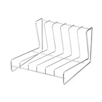 Компактный держатель для тарелок для хранения в ресторанах и на домашних кухнях 6 grid