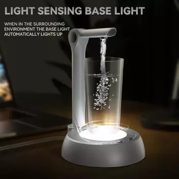 Компактный диспенсер для воды, эффективный электрический насос для дома и офиса белый