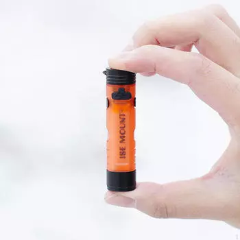 Компактный фонарик для приключений на свежем воздухе и ночных развлечений Orange