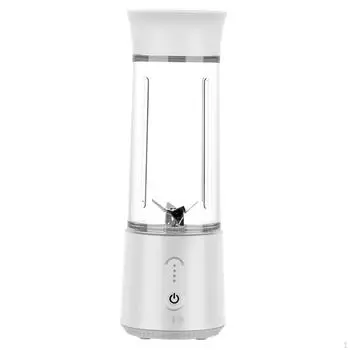 Компактный фруктовый блендер для смузи и коктейлей белый