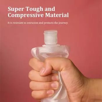 Компактный, герметичный, экономящий место, функциональный, простой в использовании, модный, необходимый для душа, для путешествий, портативный шампунь 1 прозрачный белый