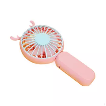 Компактный и эффективный карманный вентилятор для мгновенного охлаждения розовый