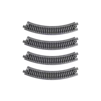 Компактный изогнутый трек KATO N Gauge Unitrack R183-45°, 4 шт., 20-172, принадлежности для моделей железных дорог