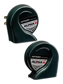 Компактный клаксон MITSUBA Alpha II [Mitsuba Sankowa] [Клаксон] [Номер модели] HOS-04G чёрный